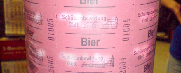 Bons? Bons! Sicher kennt jeder diese Bons, manchmal auch Gutscheine genannt, die so auf Festen zum Einsatz kommen, mit Texten wie Essen, Getränke, Wurst, Pommes, usw. Diese Bons kommen allermeistens von Rollen...